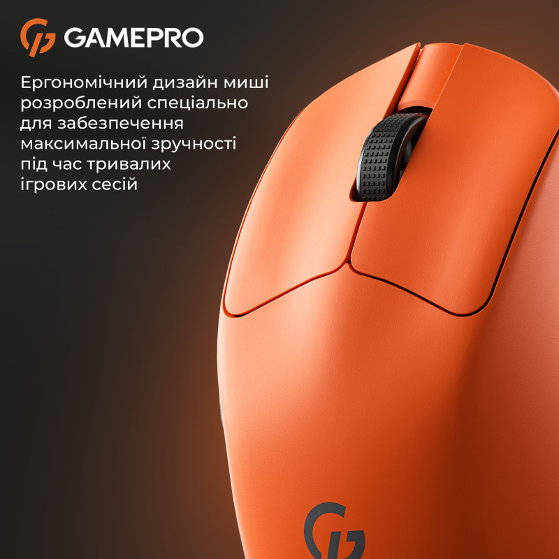 Мишка GamePro Genesis Avenger Wireless/Bluetooth/USB Orange (GM096O)