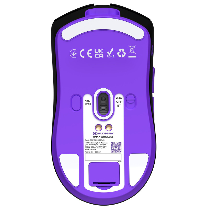 Мишка Hator Hellyberry HM47 Wireless Black/Violet (HM47_black_violet)