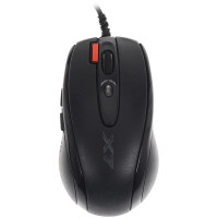 Миша A4Tech X-710BK Black USB + килимок A4Tech X7-200MP