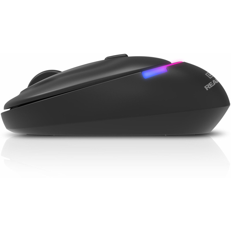 Мишка REAL-EL RM-440W Black (EL123200045)