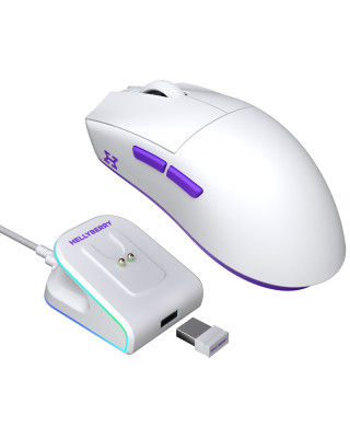 Мишка Hator Hellyberry HM47 Wireless White/Violet (HM47_white_violet)