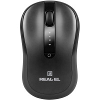 Мишка REAL-EL RM-450W Black (EL123200046)