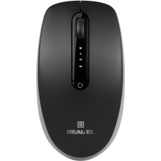 Мишка REAL-EL RM-455W Black (EL123200047)