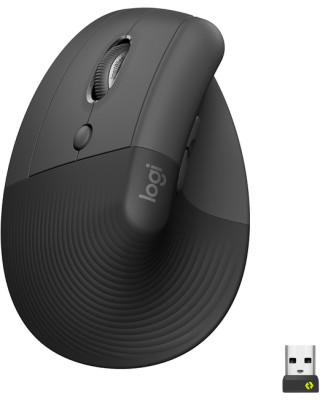 Мишка Logitech Lift Left Vertical Ergonomic Wireless/Bluetooth Graphite (910-006474)