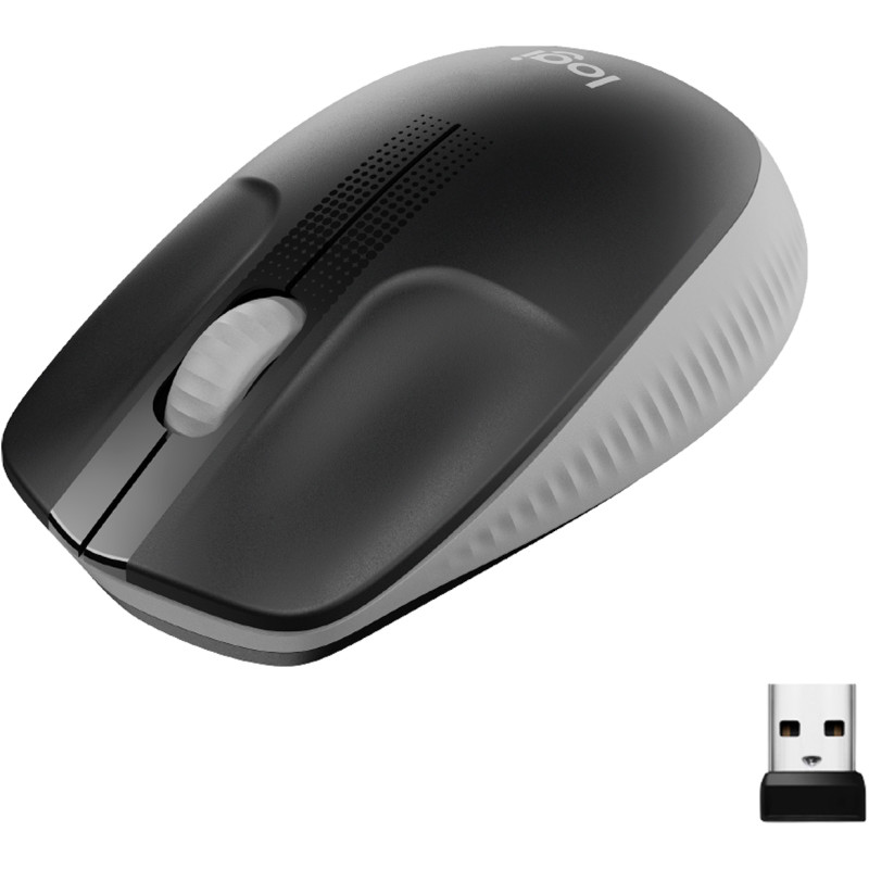 Миша Logitech M190 Wireless Mid Grey (910-005906)