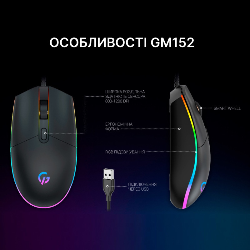 Мишка GamePro GM152 Black