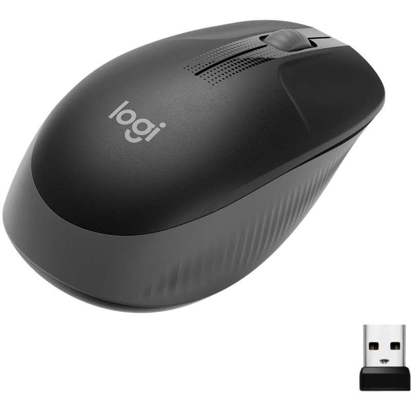 Миша Logitech M190 Wireless Charcoal (910-005905)