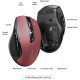 Миша ugreen mu006 ергономічний червоний (25752)