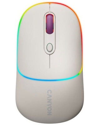 Мишка Canyon MW-22 Dual Band RGB Wireless Rice (CNS-CMSW22RC)