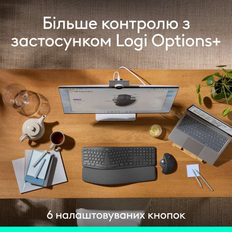 Миша Logitech MX Ergo S Graphite (910-007260)