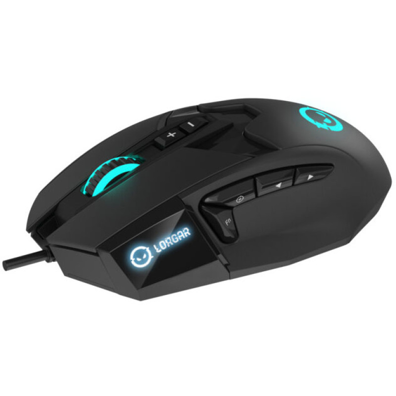 Мишка Canyon Lorgar Stricter 579 RGB LCD USB Black (LRG-GMS579)