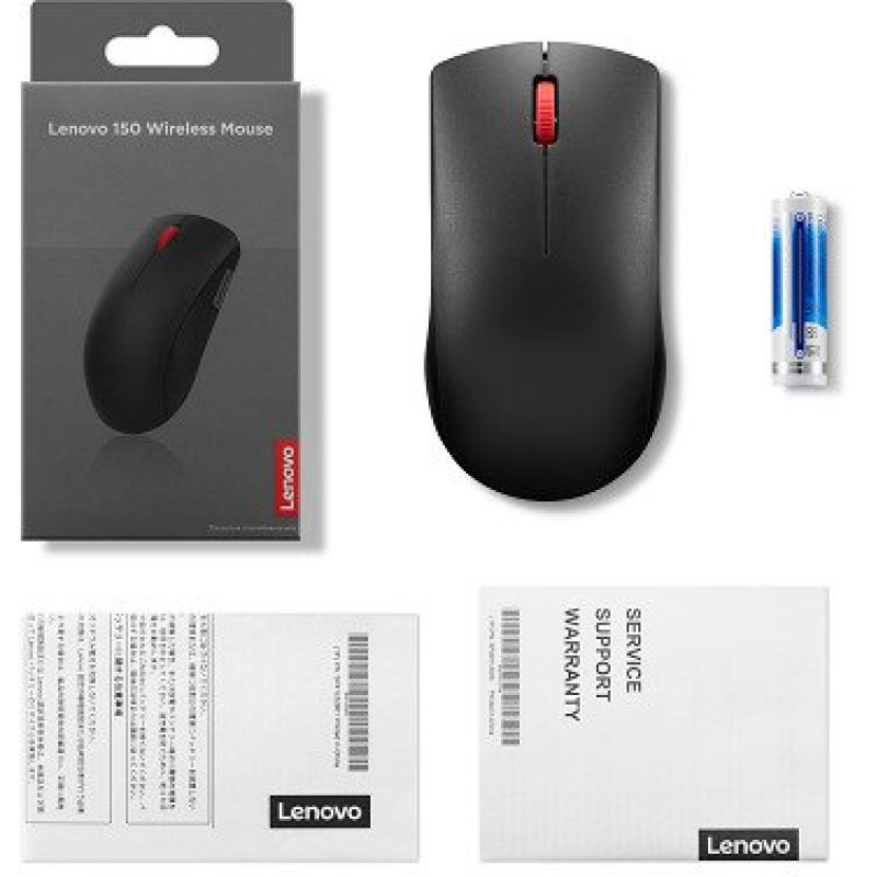 Мишка Lenovo 150 Wireless Black (GY51L52638)