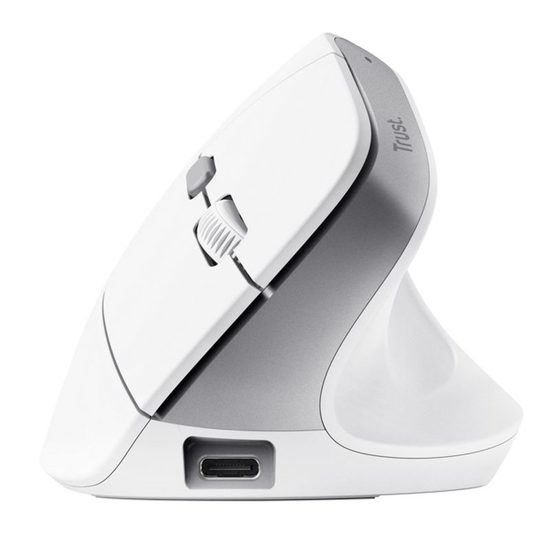 Мишка TRUST Bayo 2 Ergonomic Wireless White (25398)