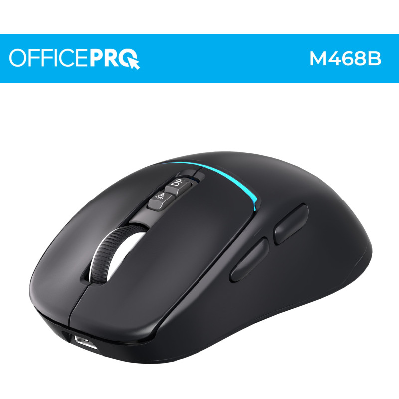Мишка OfficePro M468B Wireless/Bluetooth Black (M468B)