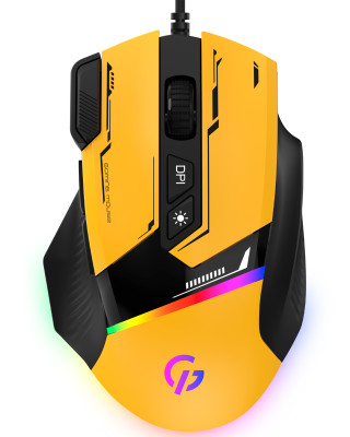 Мишка GamePro GM300Y Yellow/Black