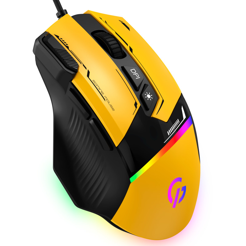 Мишка GamePro GM300Y Yellow/Black