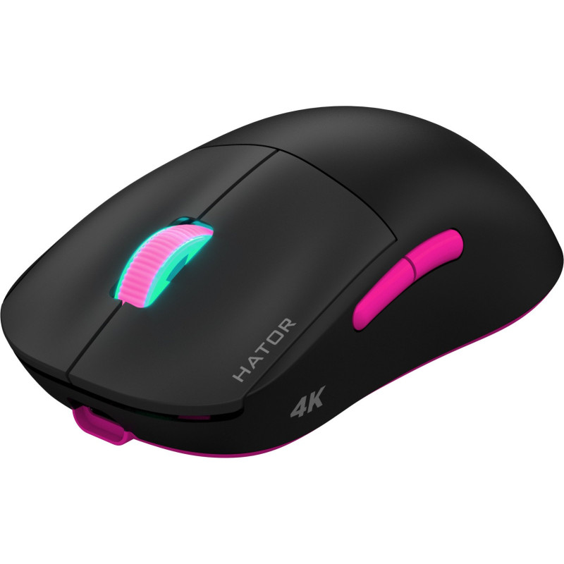 Мишка Hator Quasar 2 Ultra 4K Wireless/Bluetooth/USB Black/Pink (HTM570BP)
