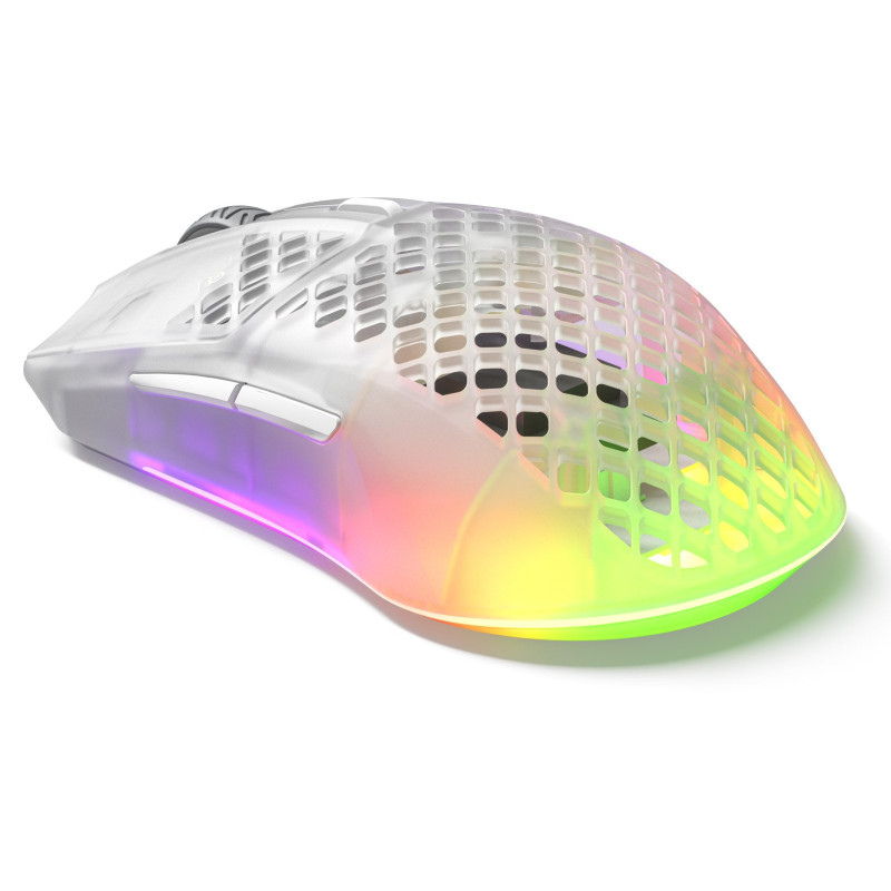 Мишка SteelSeries Aerox 3 Wireless Ghost RGB (62610)