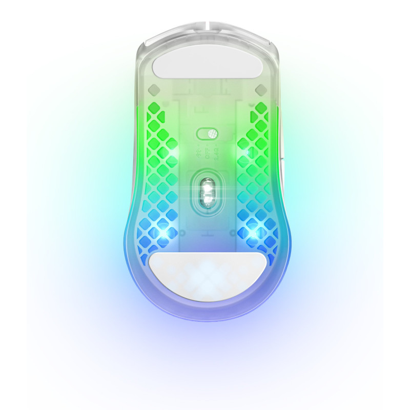 Мишка SteelSeries Aerox 3 Wireless Ghost RGB (62610)