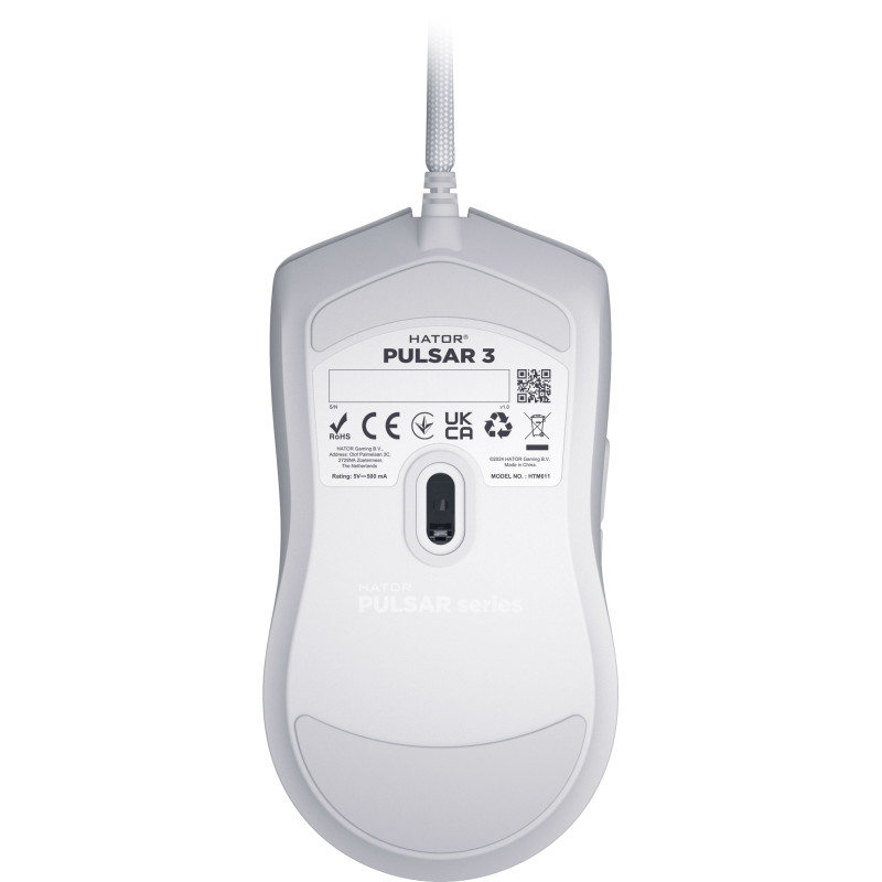 Мишка HATOR Pulsar 3 (HTM611) white