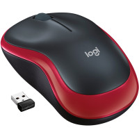 Миша Logitech M185 Wireless Mouse Red (910-002237)