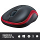 Миша Logitech M185 Wireless Mouse Red (910-002237)