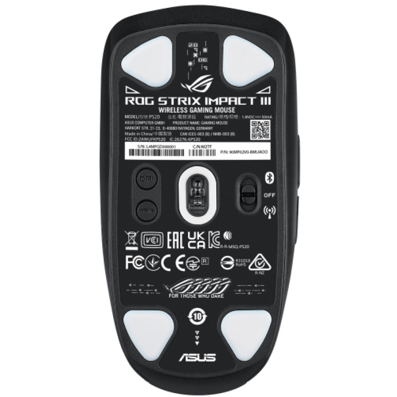 Мишка Asus ROG Strix Impact III (90MP03D0-BMUA00) Wireless Black