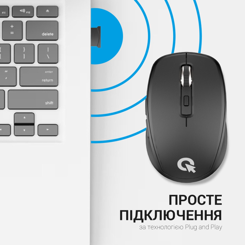 Миша офіс чорний (M267b)