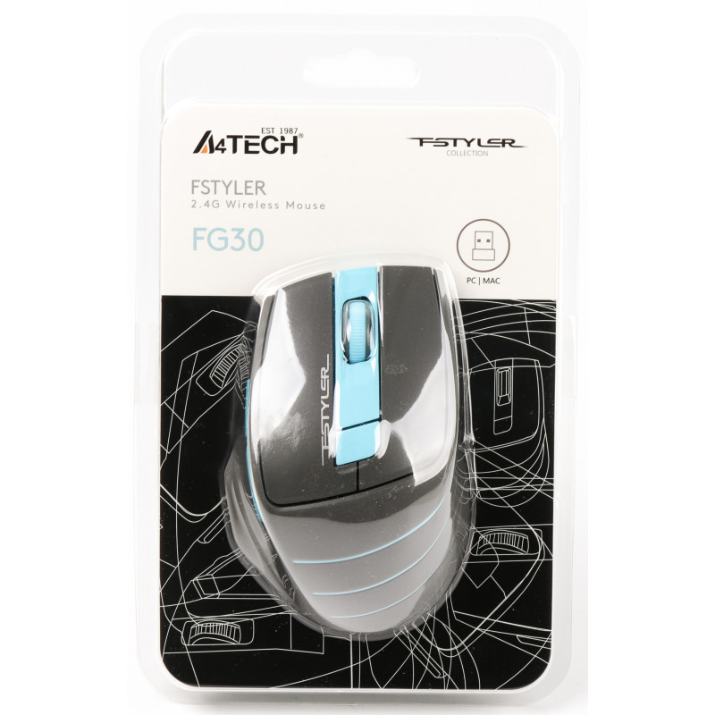 Миша A4Tech FG30 Blue
