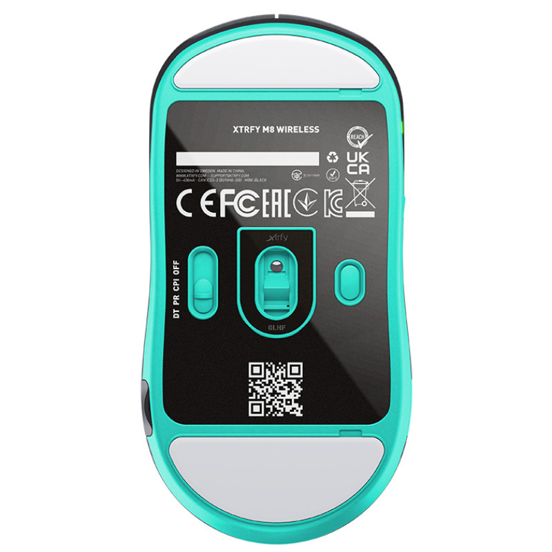 Мишка Xtrfy M8 RGB WIRELESS Black (M8W-RGB-BLACK)