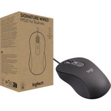 Мишка Logitech Signature M520 for Business USB-C Graphite (910-007511)
