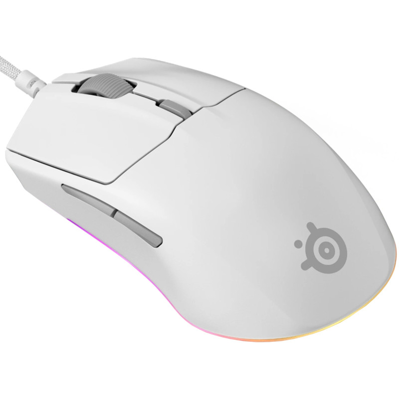 Мишка SteelSeries Rival 3 Gen 2 RGB White (62516)