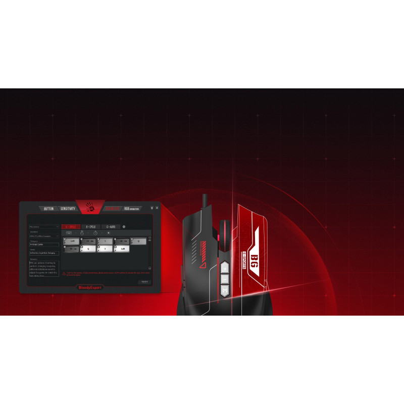 Миша A4Tech ES7 Bloody (Esports Black)