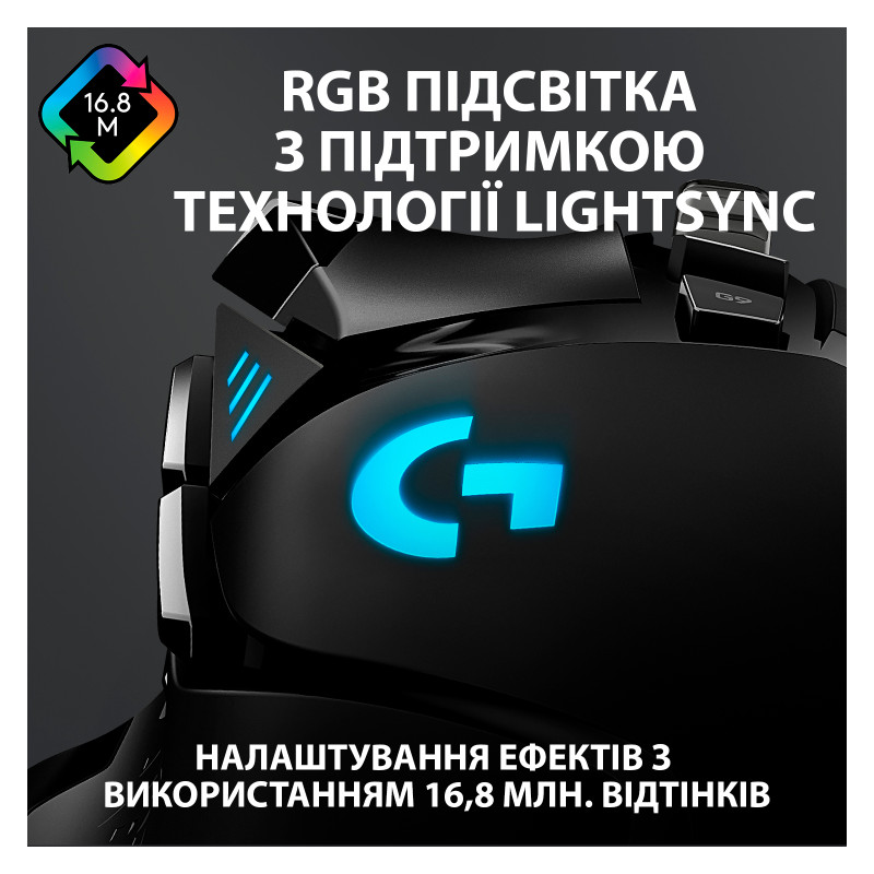 Мишка Logitech G502 Hero High Performance (910-005470)