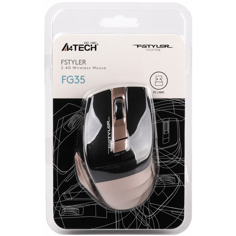 Миша A4Tech FG35 Bronze