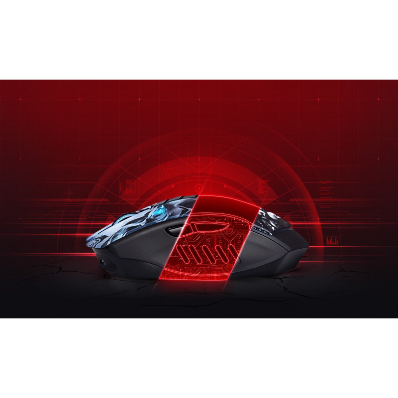 Мишка A4Tech R80 Plus Bloody (Skull) Black USB