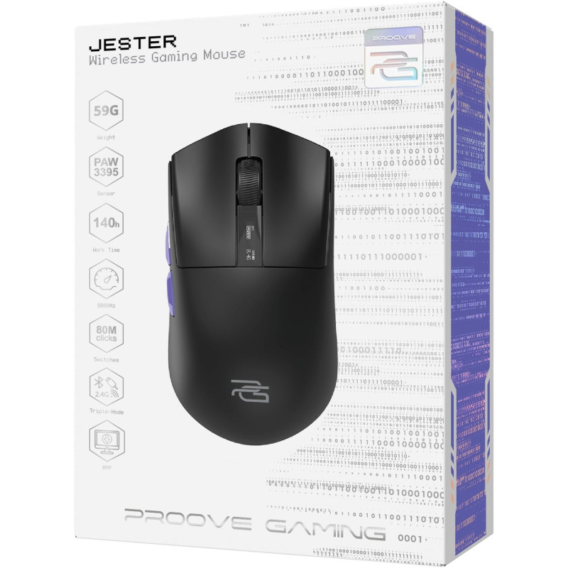 Мишка Proove Gaming Jester 8K Black