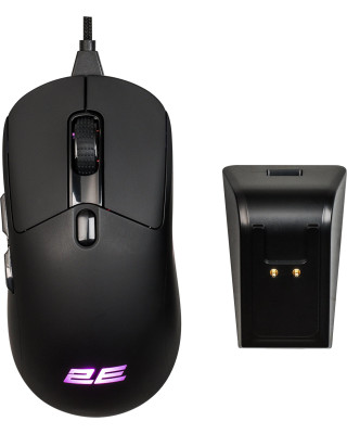 Мишка 2E GAMING MG360 WL Black (2E-MG360UB-WL)