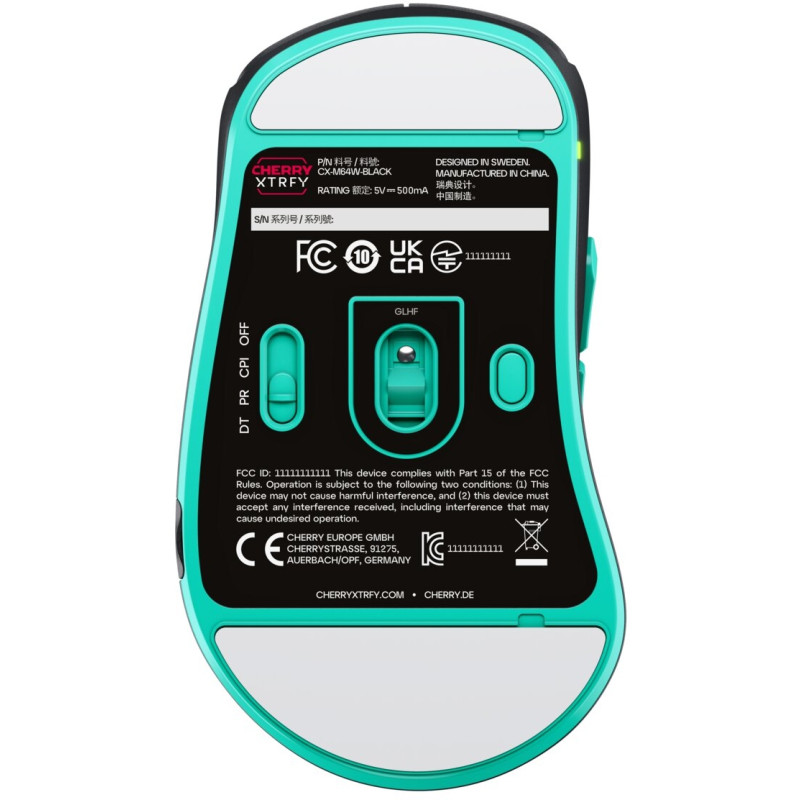 Мишка Xtrfy M64 Black (CX-M64W-BLACK)