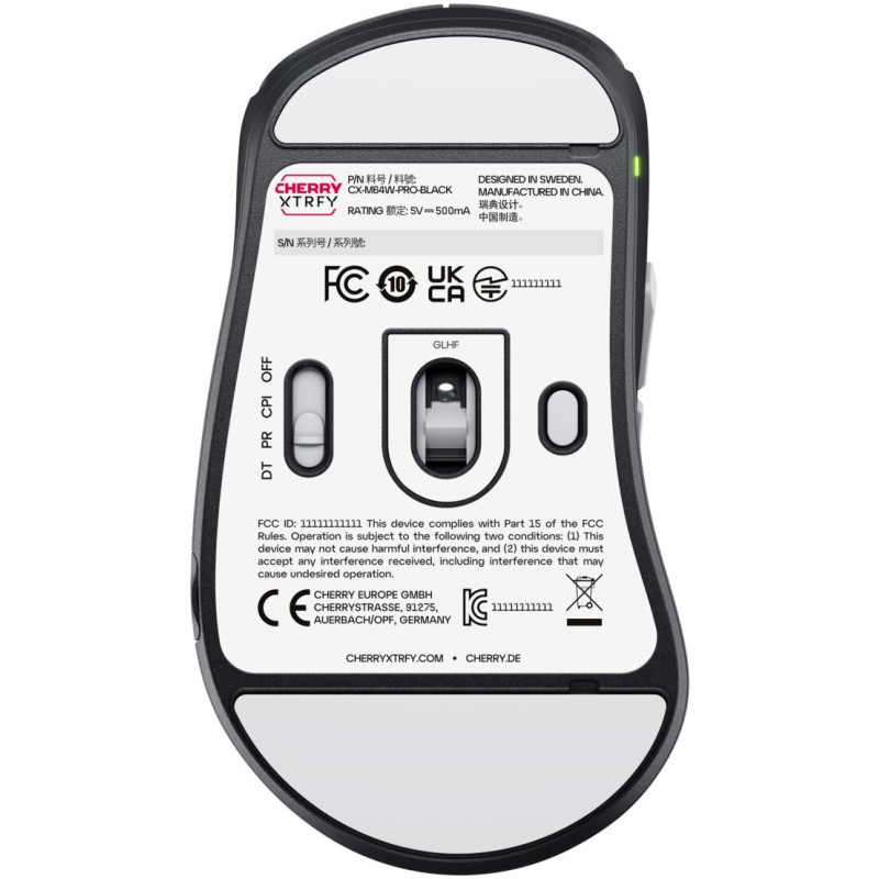 Мишка Xtrfy M64 PRO Black (CX-M64W-PRO-BLACK)