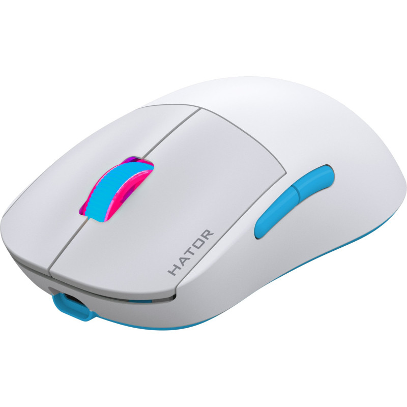 Мишка HATOR Quasar 2 PRO wireless (HTM561WC) white/cyan