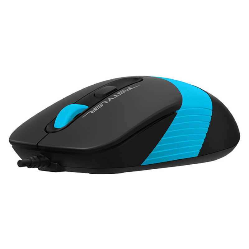 Миша A4Tech FM10 Black/Blue USB