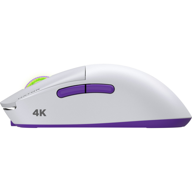 Мишка HATOR Quasar 2 Ultra 4K бездротовий (HTM571WL) white/lilac