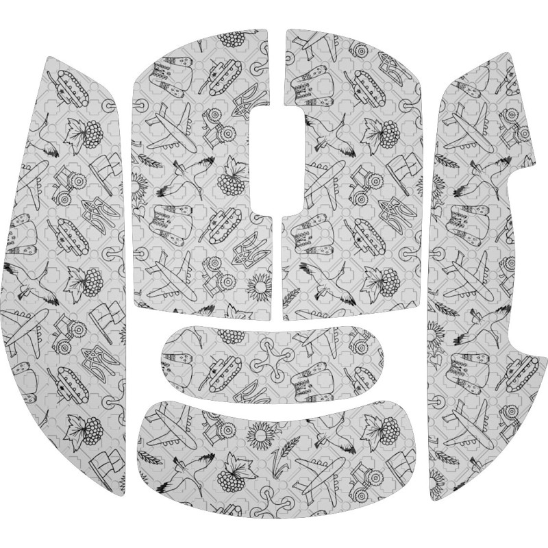 Мишка HATOR Quasar 2 Ultra 4K бездротовий (HTM571WL) white/lilac