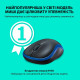 Миша LOGITECH Cordless M185 Blue (910-002239)