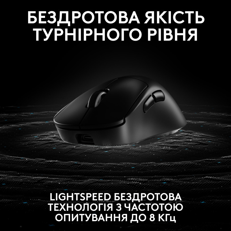 Мишка Logitech G Pro X Superlight 2 Dex Lightspeed Wireless Black (910-007357)