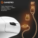 Мишка GamePro Genesis Avenger Wireless/Bluetooth/USB-C White (GM096W)