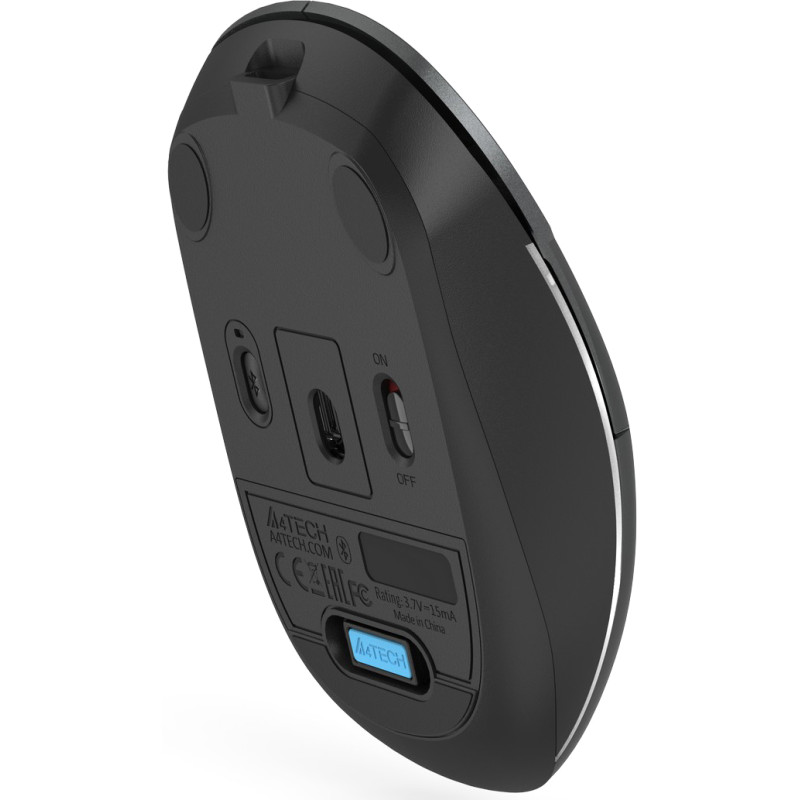 Мишка A4Tech Fstyler FB26CS Air2 Smoky Grey