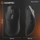 Мишка GamePro Genesis Ranker Wireless/Bluetooth/USB-C Black (GM012B)