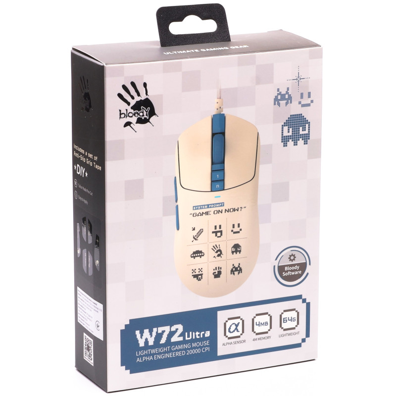 Мишка Bloody W72 Ultra (Pixels Blue)